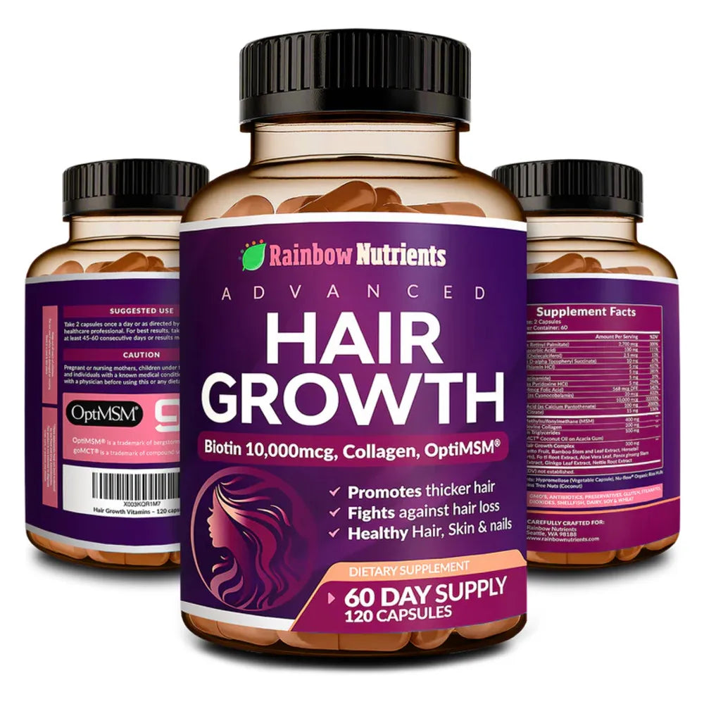 HairGrowth™ Rainbow Nutrients - 120 Cápsulas