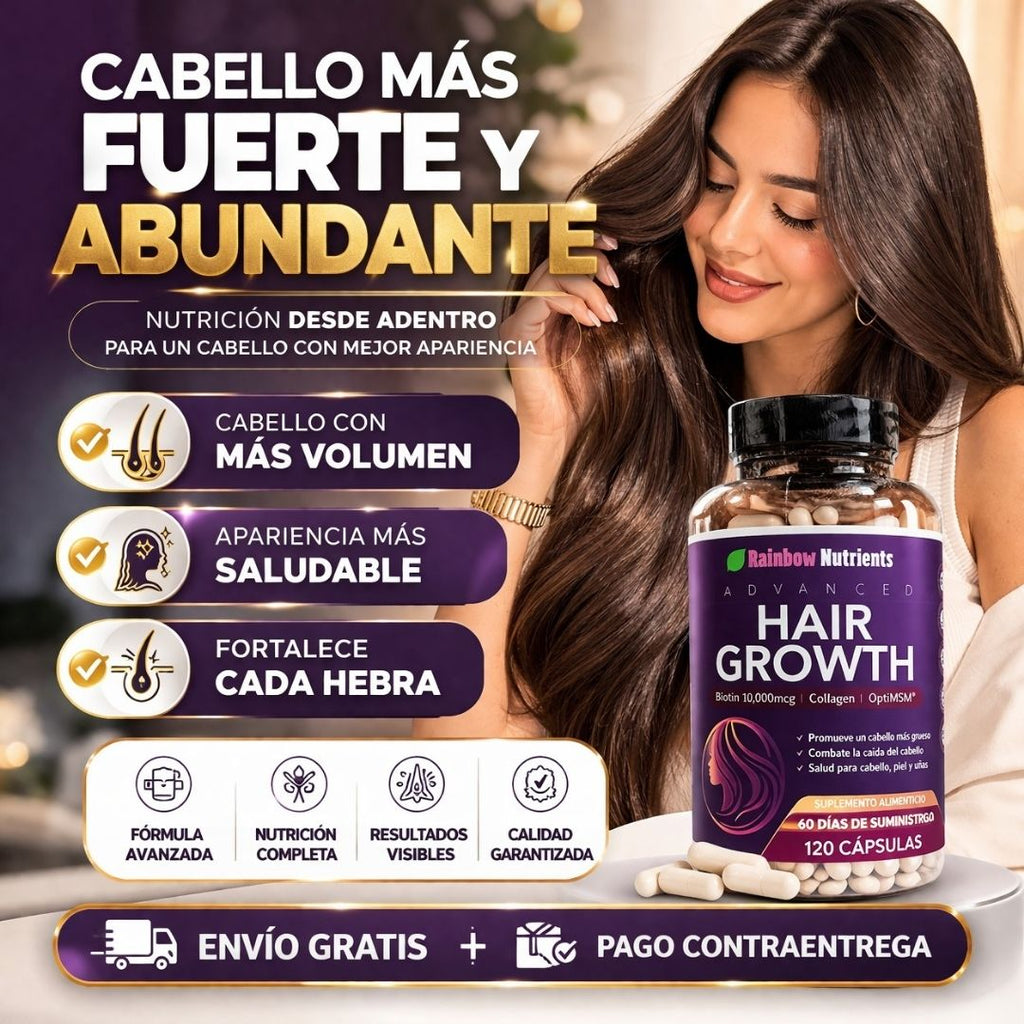 HairGrowth™ Rainbow Nutrients - 120 Cápsulas