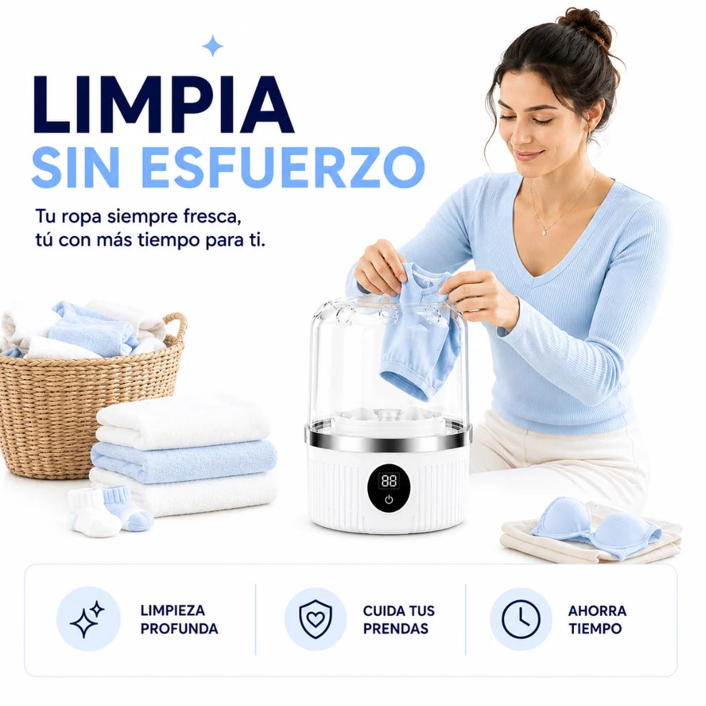 Mini Lavadora Portátil