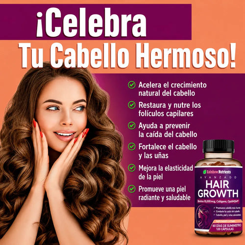 HairGrowth™ Rainbow Nutrients - 120 Cápsulas
