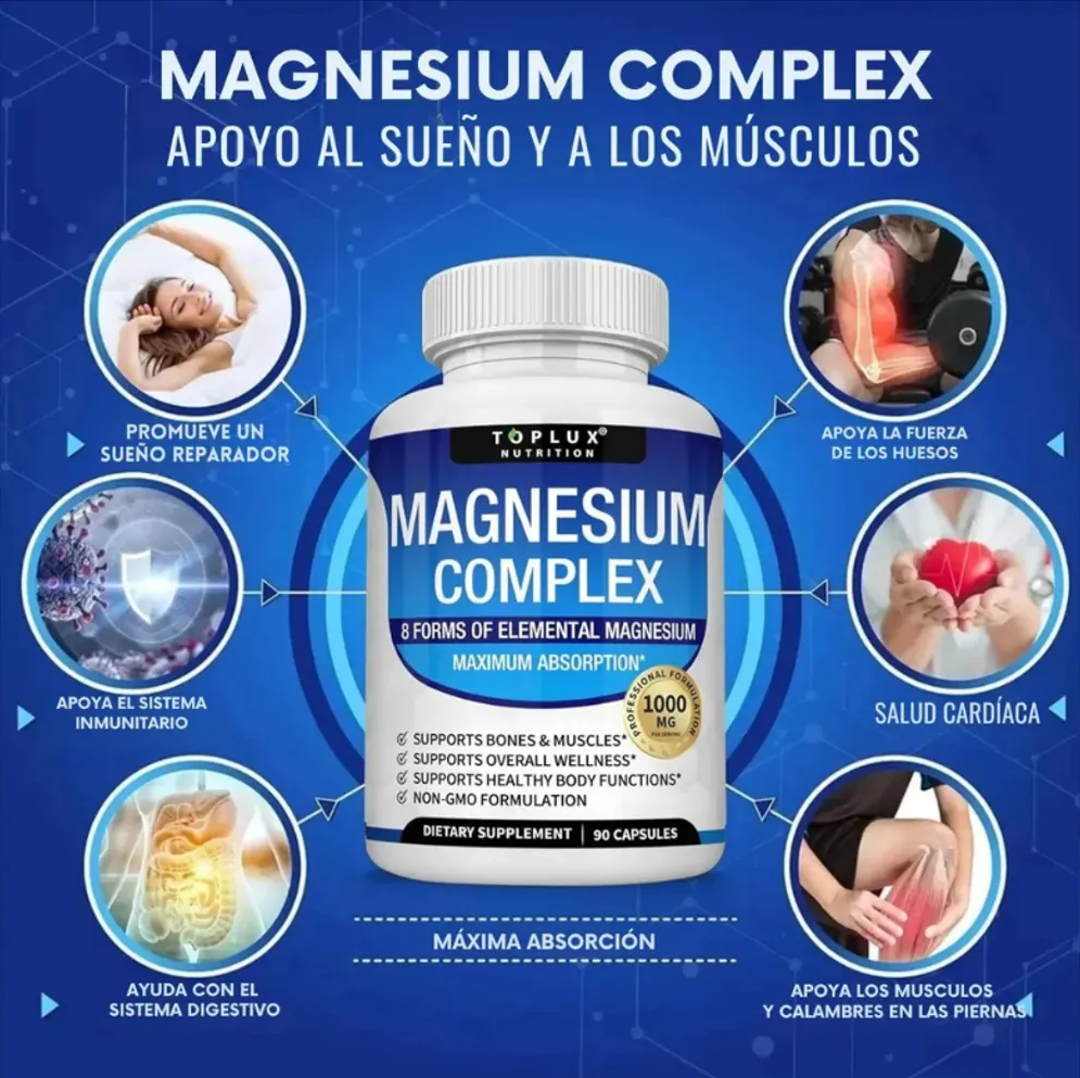 Magnesium Complex™ Toplux - 90 Cápsulas