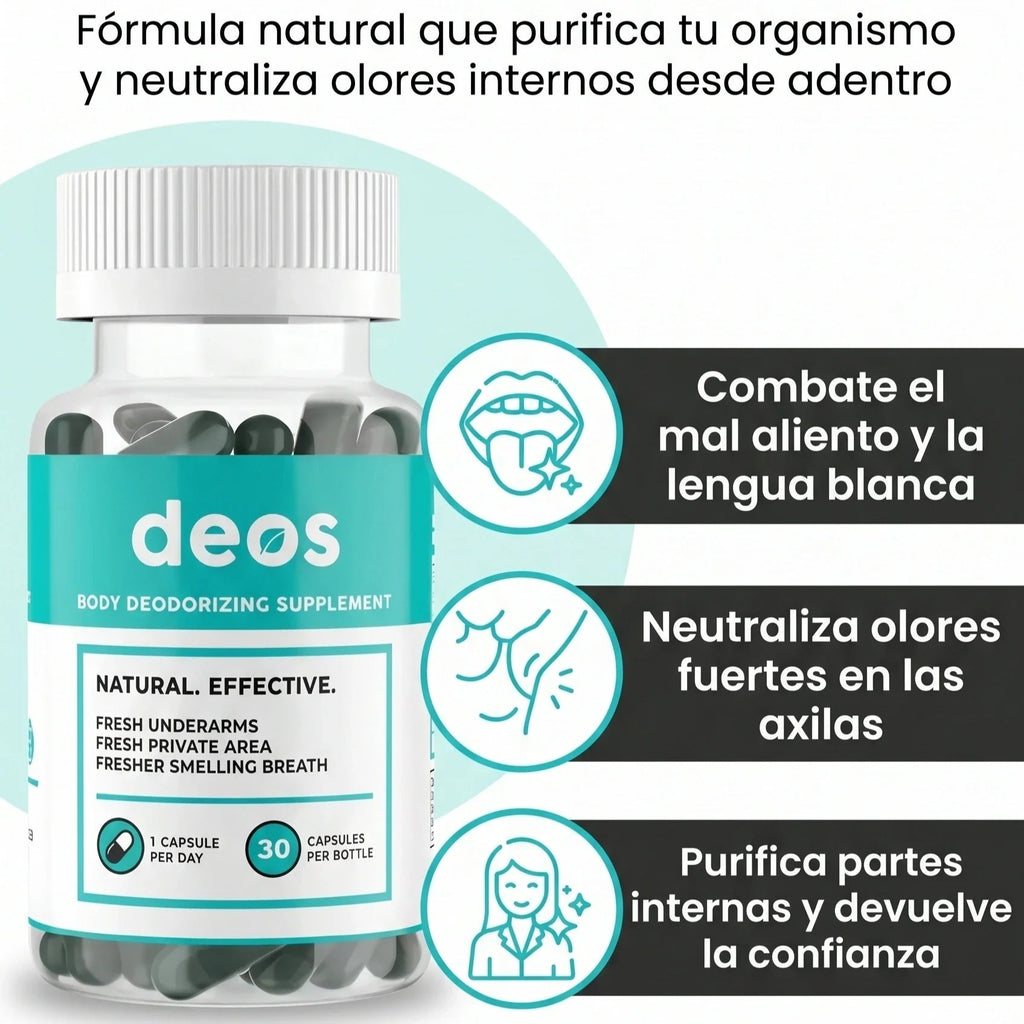 DEOS® — La Fórmula Viral Contra el Mal Olor Corporal